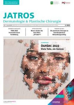 JATROS Dermatologie & Plastische Chirurgie 2022/3