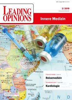LEADING OPINIONS Innere Medizin 2019/2 LEADING OPINIONS Innere Medizin 2019/2