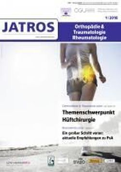 JATROS Orthopädie & Traumatologie Rheumatologie 2018/1